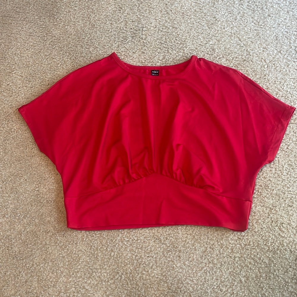 Red shorts at